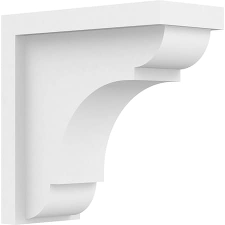 Ekena Millwork Standard Bryant Architectural Grade PVC Bracket, 3 1/2"W x 8"D x 8"H BKTP04X08X08BRY